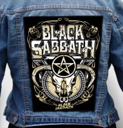 BLACK SABBATH 22 - Photo Quality Printed Back Patch