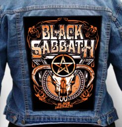 BLACK SABBATH 23 - Photo Quality Printed Back Patch