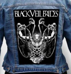 BLACK VEIL BRIDES 1 - Photo Quality Printed Back Patch