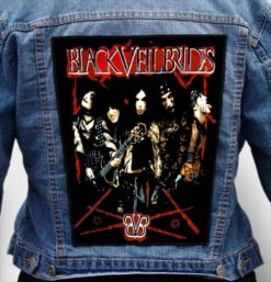 BLACK VEIL BRIDES 2 - Photo Quality Printed Back Patch