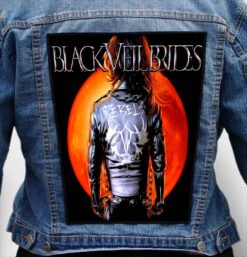 BLACK VEIL BRIDES 7 - Photo Quality Printed Back Patch