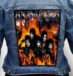 BLACK VEIL BRIDES 8 - Photo Quality Printed Back Patch