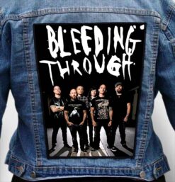 BLEEDING THROUGH 2 - Photo Quality Printed Back Patch
