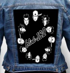 BLINK 128 3 - Photo Quality Printed Back Patch