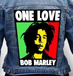 BOB MARLEY 1 - Photo Quality Printed Back Patch