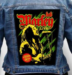 BOB MARLEY 8 - Photo Quality Printed Back Patch