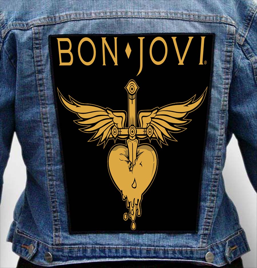 BON JOVI 1 - Photo Quality Printed Back Patch