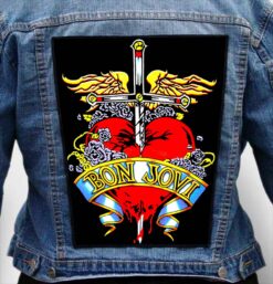 BON JOVI 10 - Photo Quality Printed Back Patch