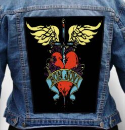 BON JOVI 2 - Photo Quality Printed Back Patch