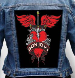 BON JOVI 3 - Photo Quality Printed Back Patch