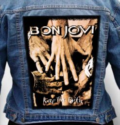 BON JOVI 4 - Photo Quality Printed Back Patch