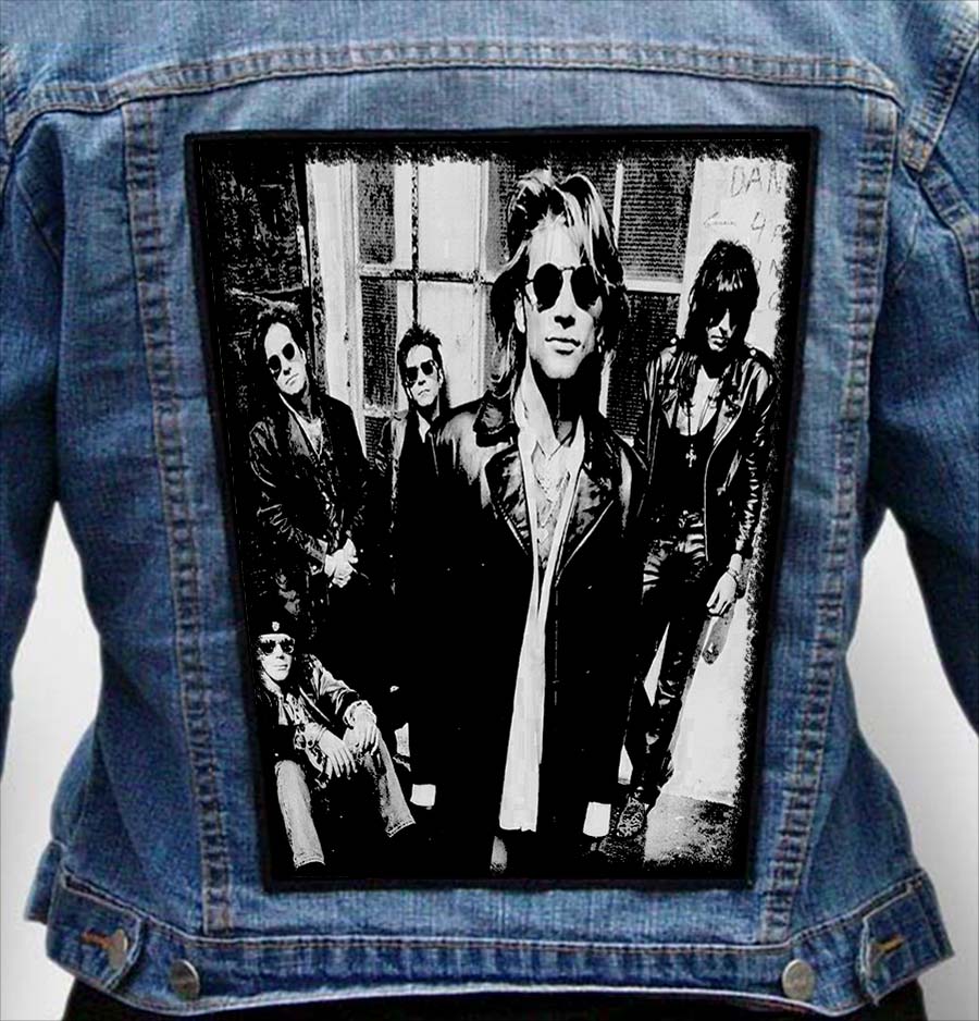 BON JOVI 5 - Photo Quality Printed Back Patch