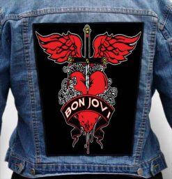 BON JOVI 6 - Photo Quality Printed Back Patch