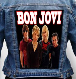 BON JOVI 7 - Photo Quality Printed Back Patch