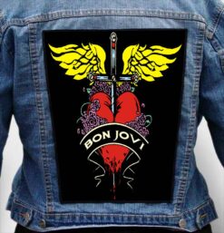 BON JOVI 8 - Photo Quality Printed Back Patch