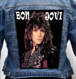 BON JOVI 9 - Photo Quality Printed Back Patch