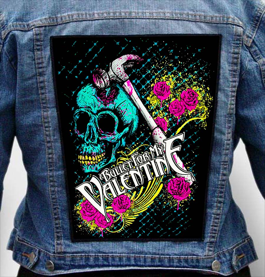 BULLET FOR MY VALENTINE 12 - Photo Quality Printed Back Patch