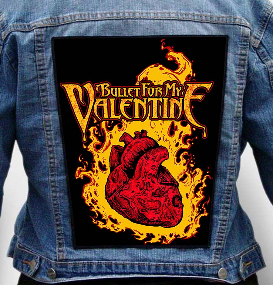 BULLET FOR MY VALENTINE 14 - Photo Quality Printed Back Patch