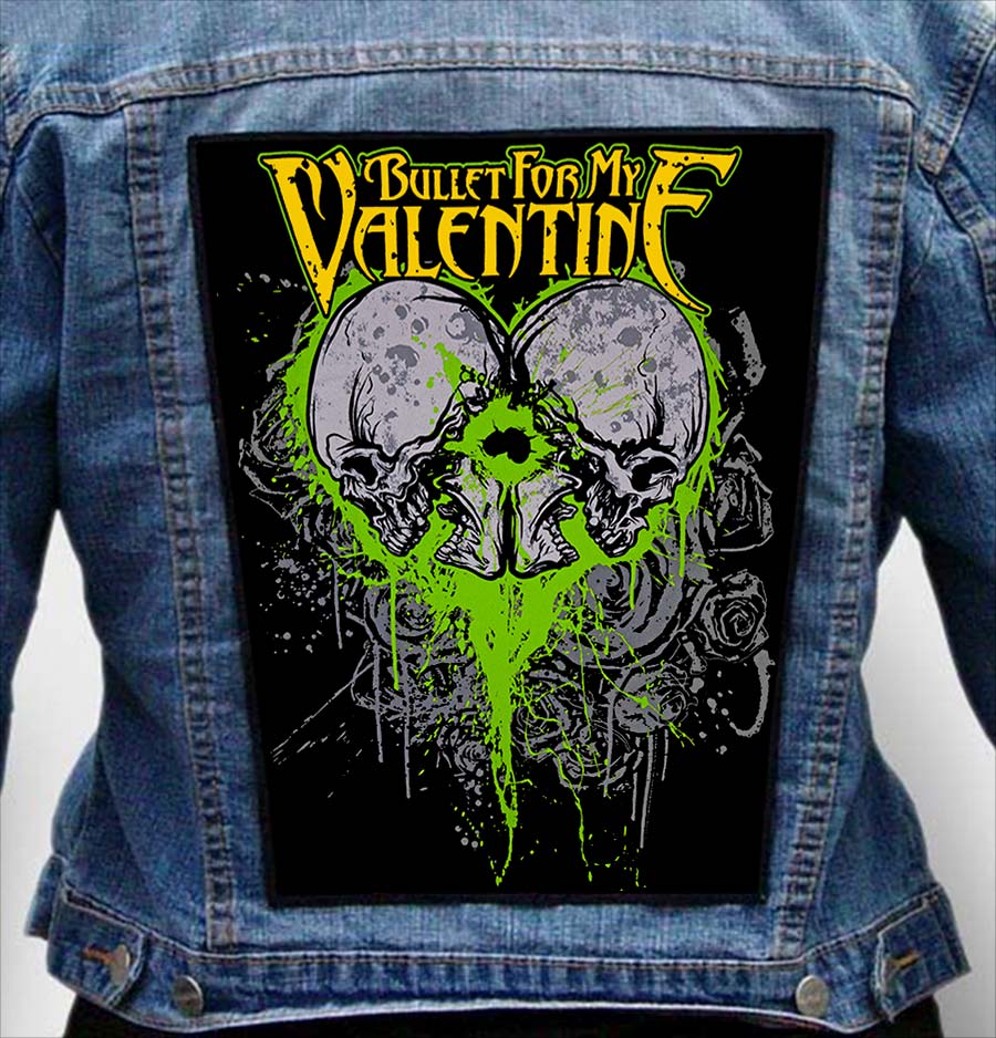 BULLET FOR MY VALENTINE 21 - Photo Quality Printed Back Patch