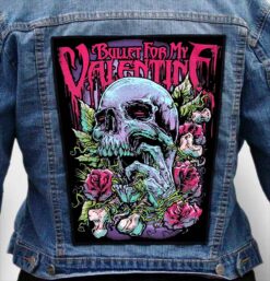 BULLET FOR MY VALENTINE 25 - Photo Quality Printed Back Patch