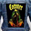 CORONER 3 - Photo Quality Printed Back Patch
