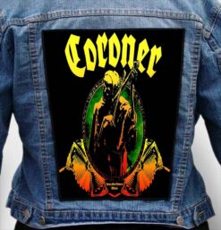CORONER 3 - Photo Quality Printed Back Patch