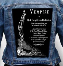 CRADLE OF FILTH 35 - Photo Quality Printed Back Patch
