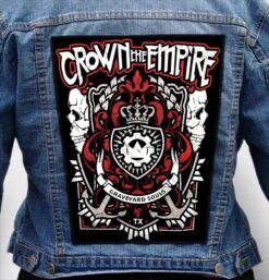 CROWN THE EMPIRE 1 - Photo Quality Printed Back Patch