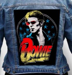 DAVID BOWIE 1 - Photo Quality Printed Back Patch