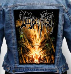 DEEDS OF FLESH 3 - Photo Quality Printed Back Patch