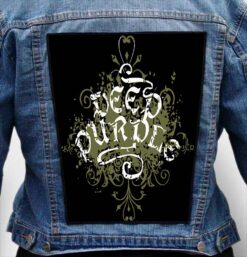 DEEP PURPLE 12 - Photo Quality Printed Back Patch