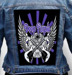 DEEP PURPLE 17 - Photo Quality Printed Back Patch