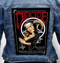 DEICIDE 10 - Photo Quality Printed Back Patch