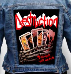 DESTRUCTION 10 - Photo Quality Printed Back Patch