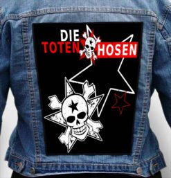 DIE TOTEN HOSEN 4 - Photo Quality Printed Back Patch