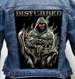DISTURBED 11 - Photo Quality Printed Back Patch