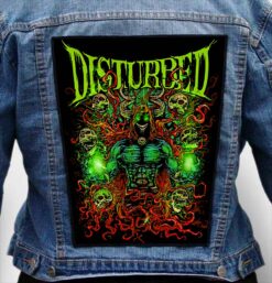 DISTURBED 13 - Photo Quality Printed Back Patch