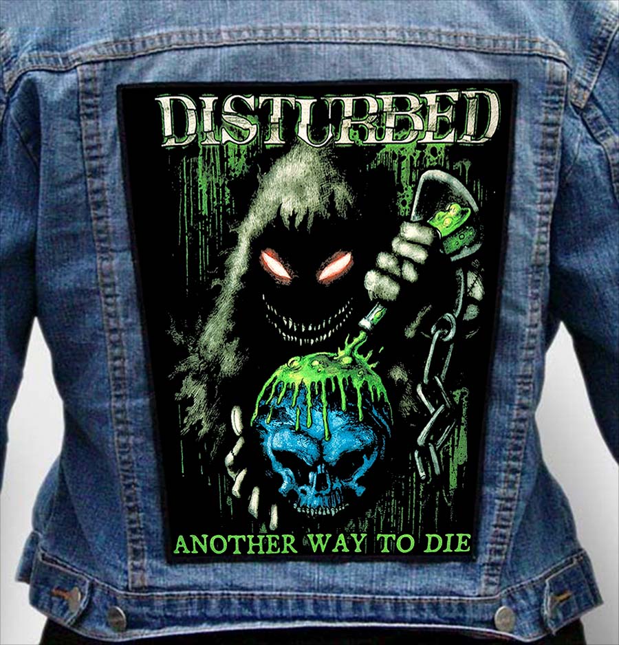 DISTURBED 14 - Photo Quality Printed Back Patch