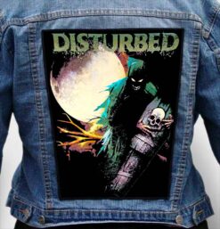 DISTURBED 6 - Photo Quality Printed Back Patch