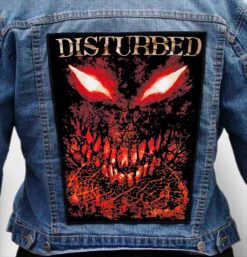 DISTURBED 9 - Photo Quality Printed Back Patch