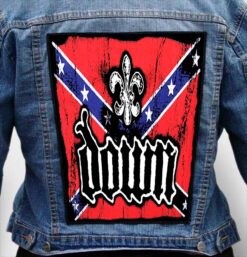 DOWN 9 - Photo Quality Printed Back Patch