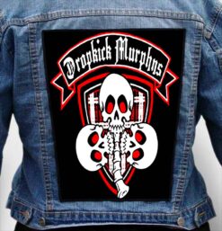 DROPKICK MURPHYS 10 - Photo Quality Printed Back Patch