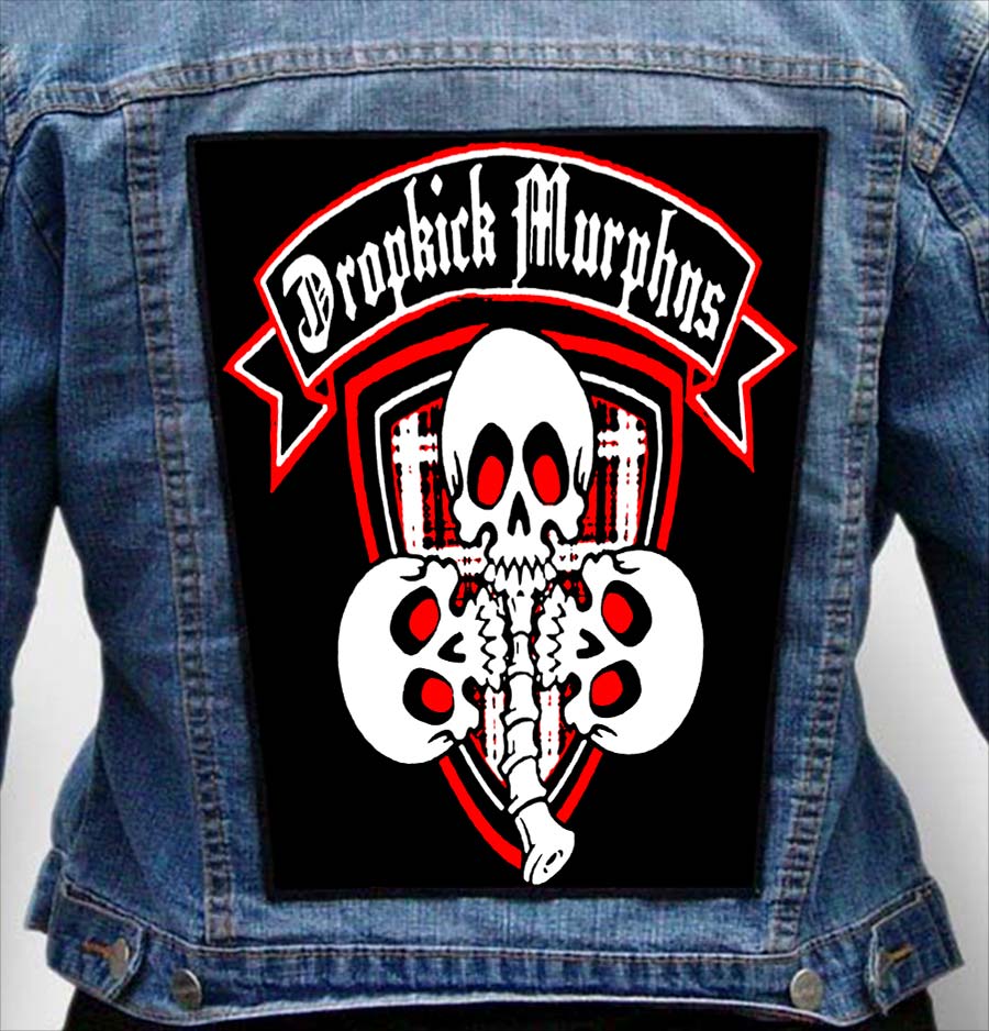 DROPKICK MURPHYS 10 - Photo Quality Printed Back Patch