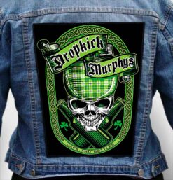 DROPKICK MURPHYS 13 - Photo Quality Printed Back Patch