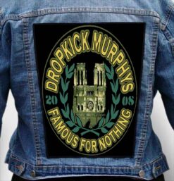 DROPKICK MURPHYS 4 - Photo Quality Printed Back Patch