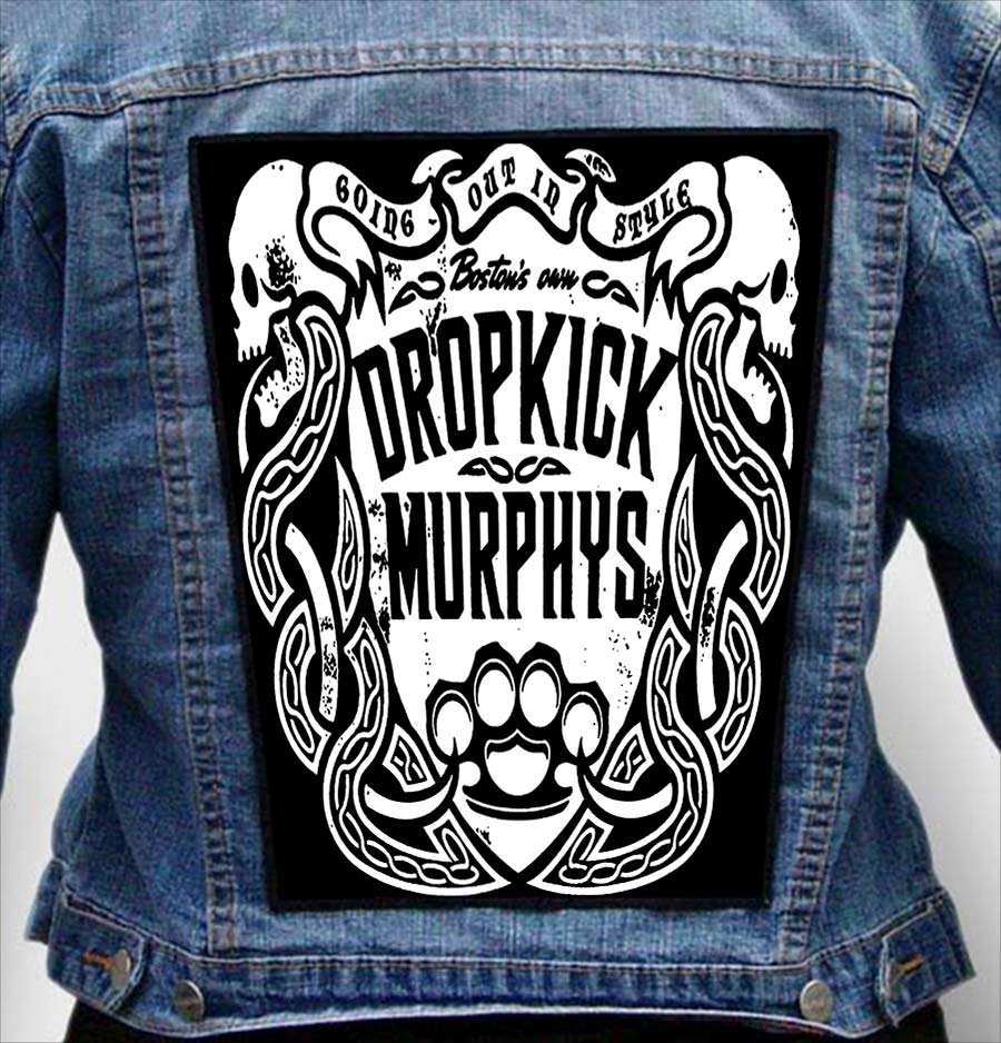 DROPKICK MURPHYS 7 - Photo Quality Printed Back Patch