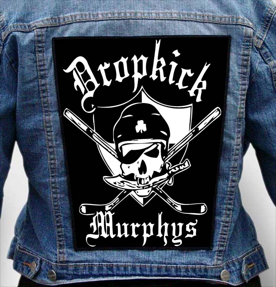 DROPKICK MURPHYS 8 - Photo Quality Printed Back Patch