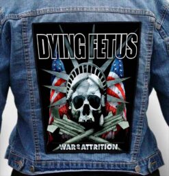 DYING FETUS 3 - Photo Quality Printed Back Patch