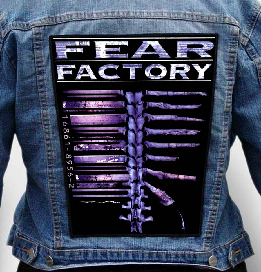 FEAR FACTORY 1 - Photo Quality Printed Back Patch