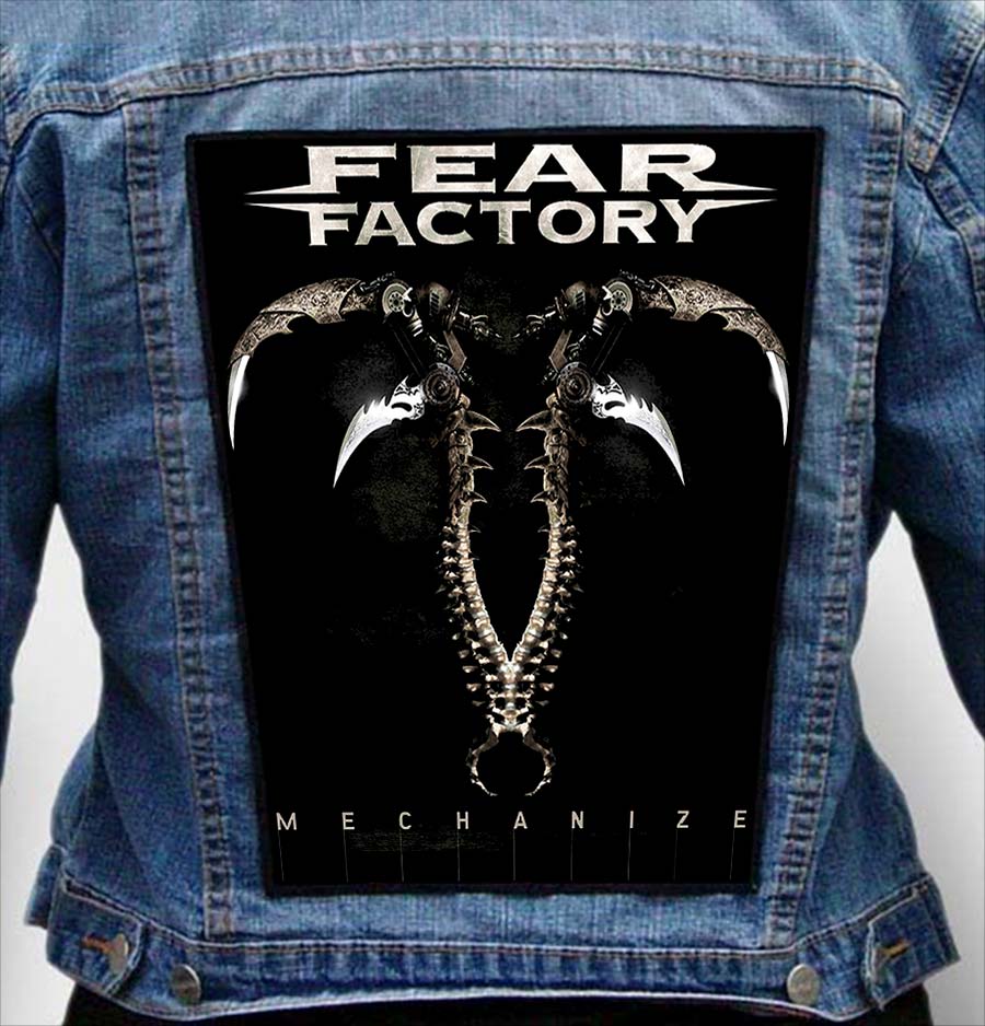 FEAR FACTORY 7 - Photo Quality Printed Back Patch